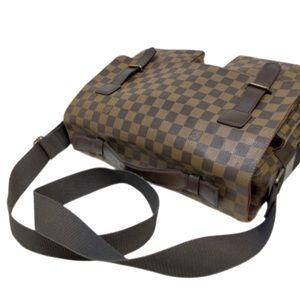 brown Louis Vuitton broadway ebene damier | LV messenger bag | crossbody bag